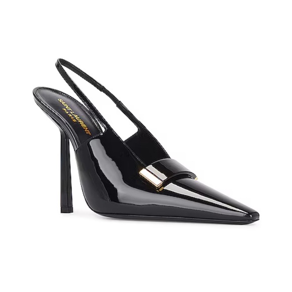 Saint Laurent Madame Singback Pump in Nero - Picture 1 of 13